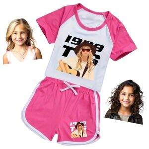 Taylor Swift 1989 Top and Shorts Set For Ages 11-12 Years Old